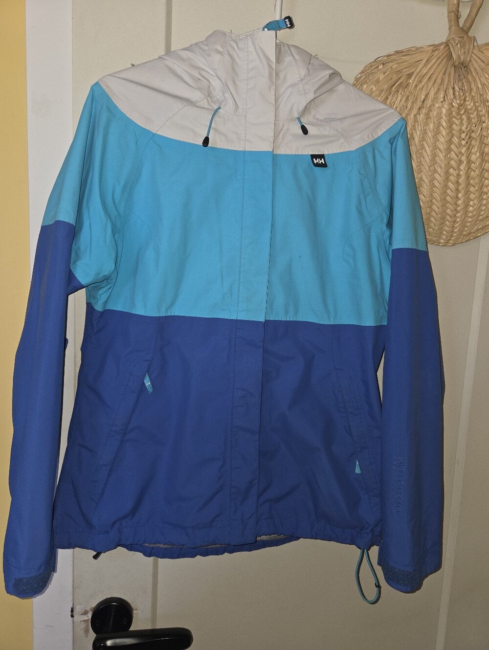 Helly Hansen Helly Tech Blue Colorblock Hooded Rain Jacket